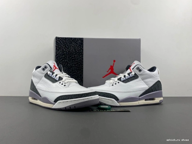 Cheap Jordan 3 CT8532-106 Grey Cement Air 0811